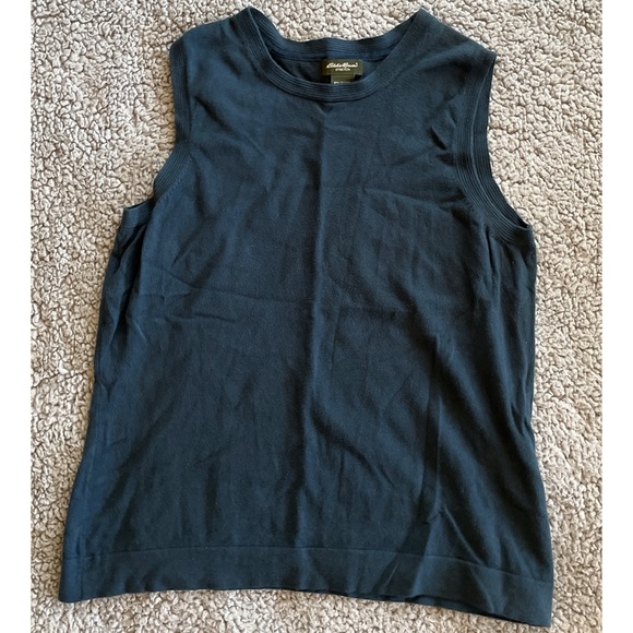 Eddie Bauer Tops - Eddie Bauer Large Navy Blue Sleeveless Top.